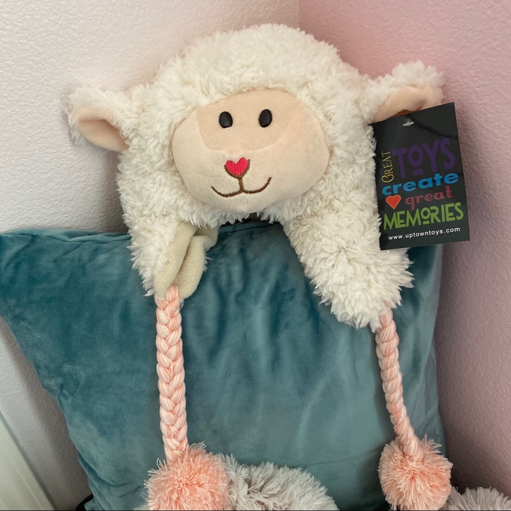 Soft Plush Lamb Hat for Children
